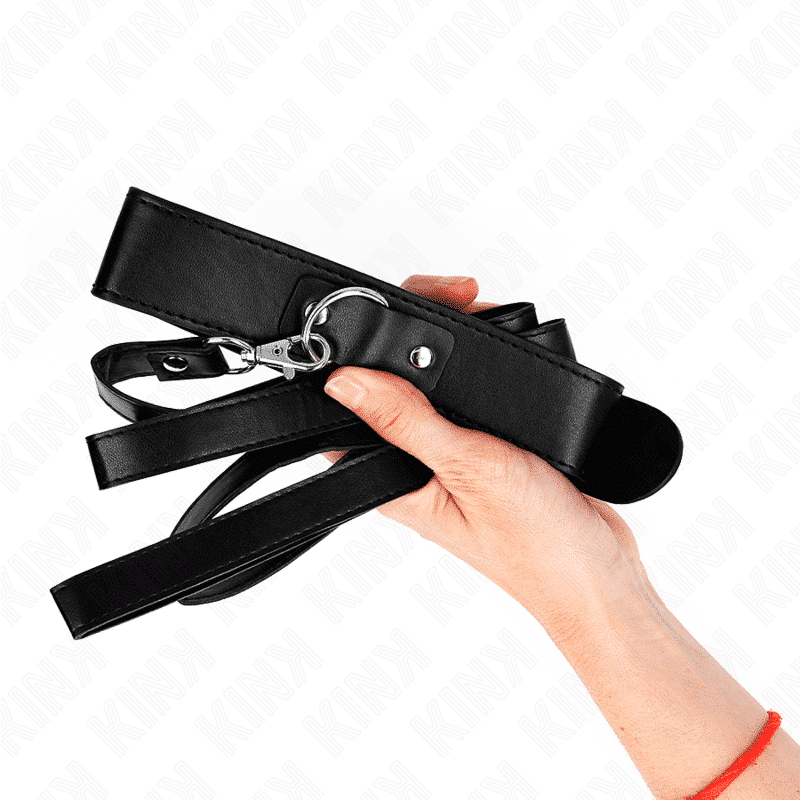 Kink - Coleira Ajustável 32-50cm com Alça Preta Kink - Coleira Ajustável 32-50cm com Alça Preta