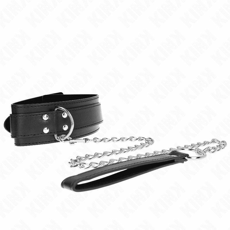 Kink - Coleira Ajustável 33-46cm com Fivela Prata