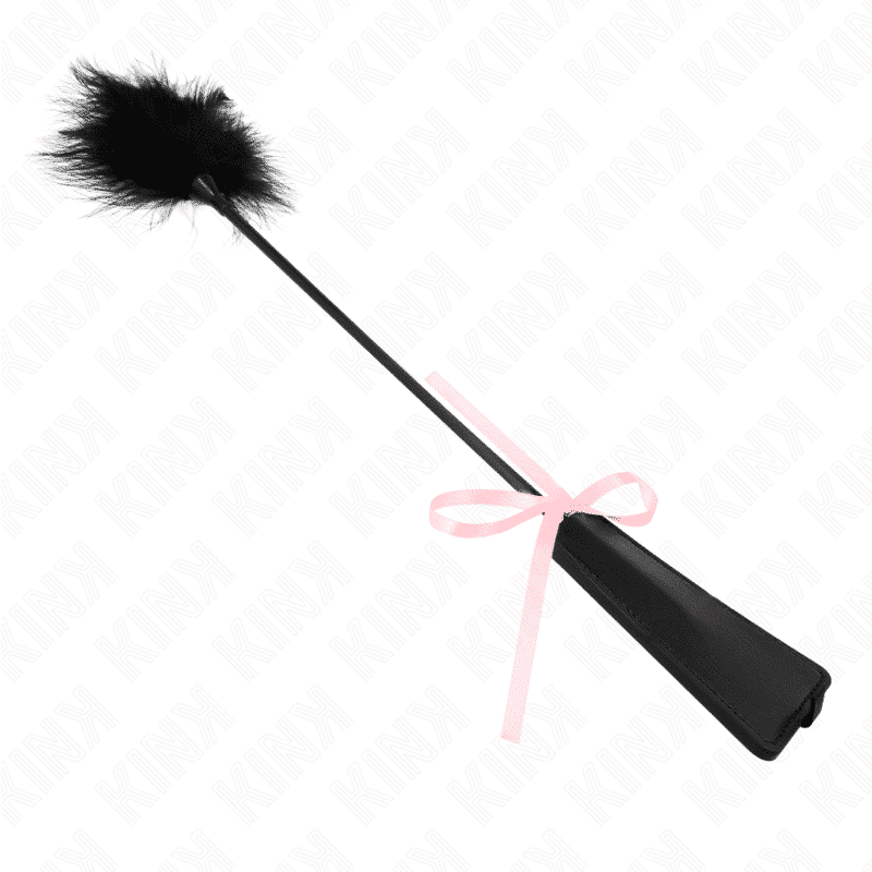 Kink Flogger with Feather Teaser 49cm Kink Flogger with Feather Teaser 49cm