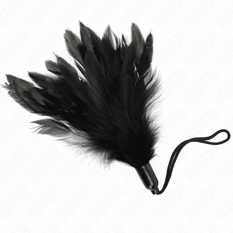 Kink Tickle Feathers Whip with Rope Grip