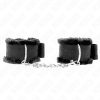 Kink - ADJUSTABLE FUR-LINED WRIST RESTRAINTS IN Black 17-31 CM X 7 CM