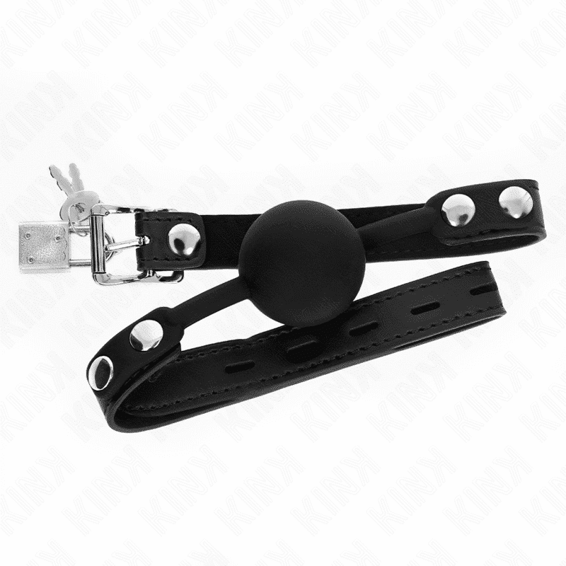 Kink Silicone Ball Gag 4cm Locking Model 1 Kink Silicone Ball Gag 4cm Locking Model 1