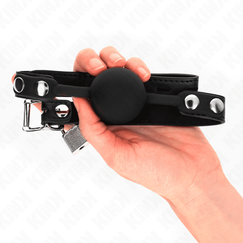 Kink Silicone Ball Gag 4cm Locking Model 1 Kink Silicone Ball Gag 4cm Locking Model 1