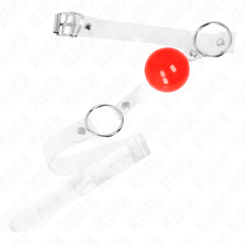 Kink Adjustable Red Ball Gag 4cm PVC Kink Adjustable Red Ball Gag 4cm PVC