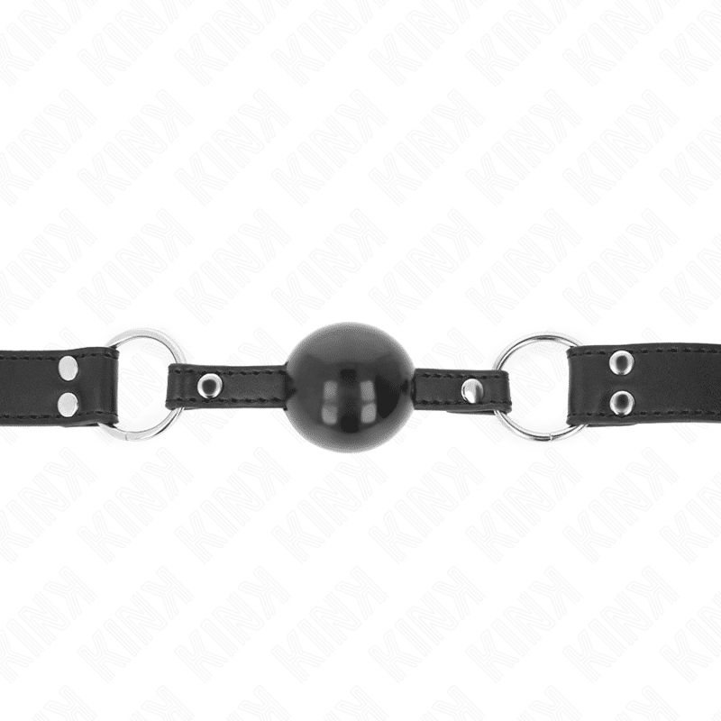 Kink Soft Ball Gag with Adjustable Leather Strap Kink Soft Ball Gag with Adjustable Leather Strap