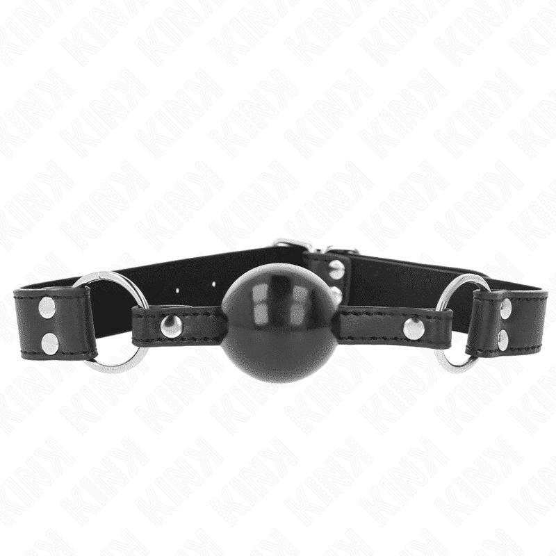 Kink Soft Ball Gag with Adjustable Leather Strap