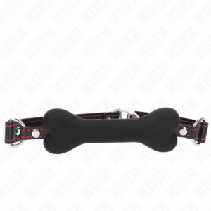 Kink Black Bone Gag 12cm