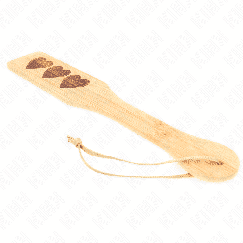 Kink - PALETE DE BAMBU COM DESIGN DE CORAÇÃO 32 X 5,5 CM