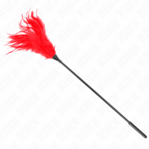 Kink - PENAS DE CÓCEGAS VERMELHAS PARA JOGOS 45 CM