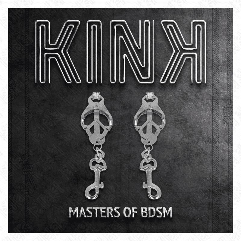 Kink - PINÇAS JAPONESAS PARA MAMILO COM GANCHOS EM PRATA Kink - PINÇAS JAPONESAS PARA MAMILO COM GANCHOS EM PRATA
