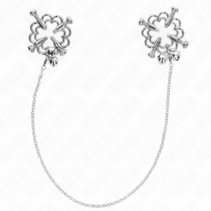 Kink - PINÇAS PARA MAMILOS EM Metal COM CADENA FLORAL