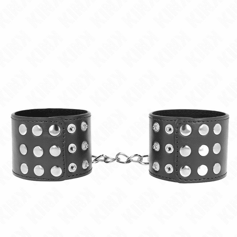 Kink - PULSEIRAS AJUSTÁVEIS COM FECHO SNAP EM PRETO 19-24 CM X 5,5 CM