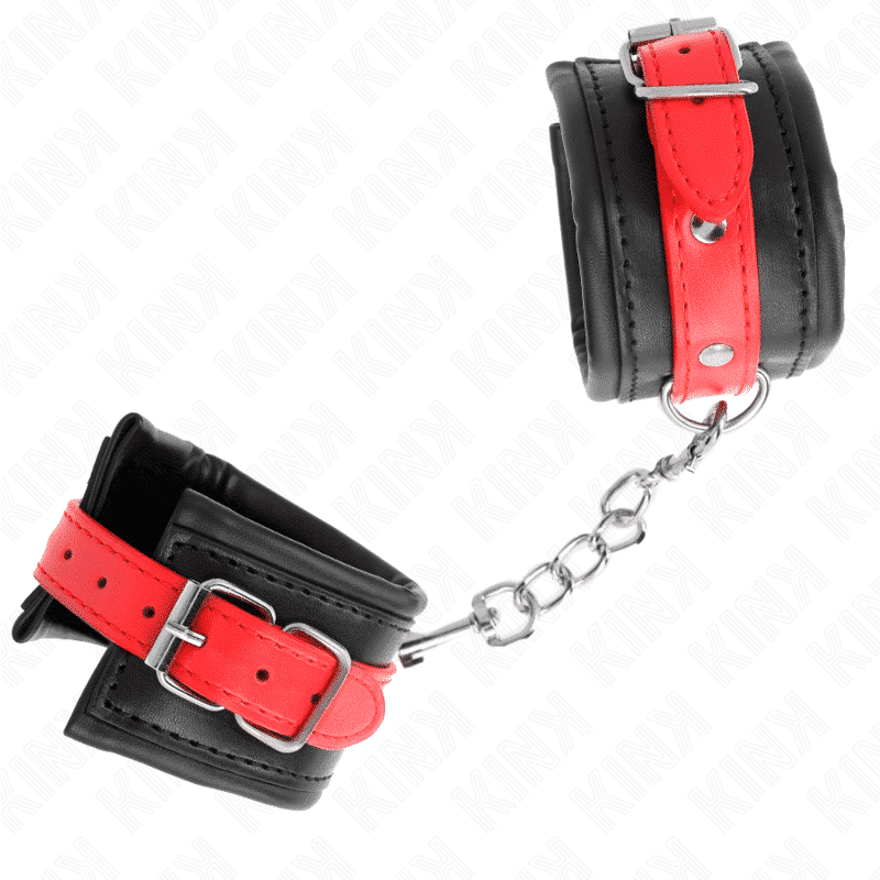 Kink - PULSO PRETO COM CINTO VERMELHO REGULÁVEL 17-28 CM X 6 CM Kink - PULSO PRETO COM CINTO VERMELHO REGULÁVEL 17-28 CM X 6 CM