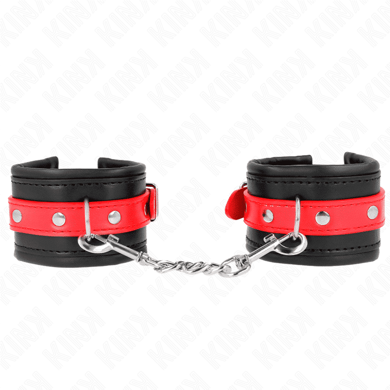 Kink - PULSO PRETO COM CINTO VERMELHO REGULÁVEL 17-28 CM X 6 CM