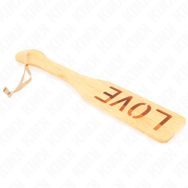 Kink - Pala de Bambu com Inscrição Amor Kink - Pala de Bambu com Inscrição Amor