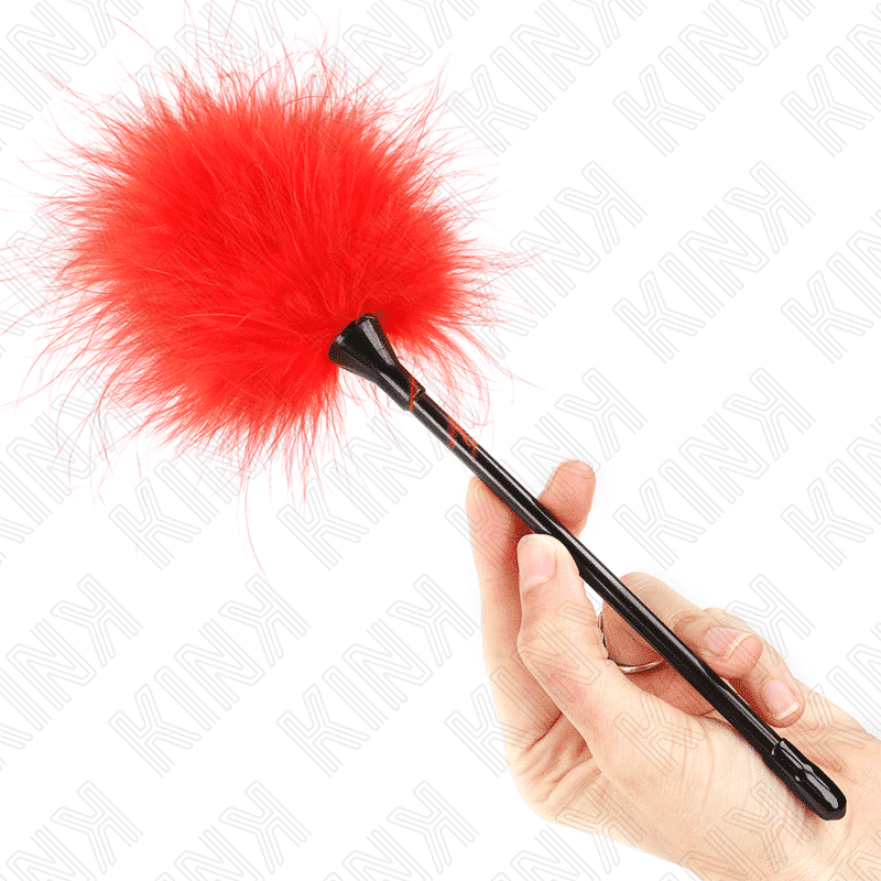 Kink Red Feather Teaser 27cm for Bondage Play