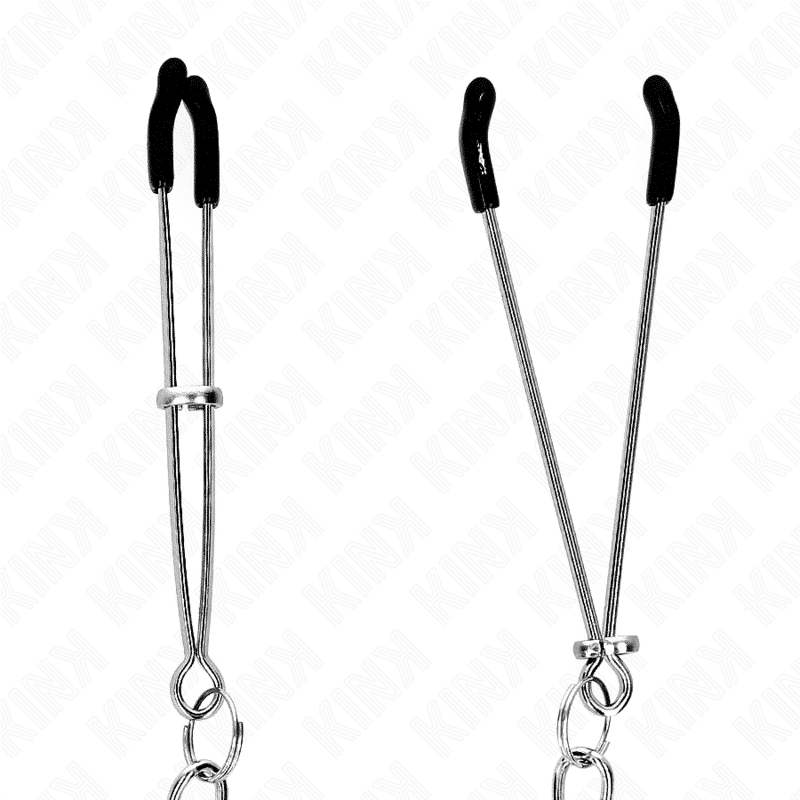 Kink Thin Nipple Clamps 30cm Chain Kink Thin Nipple Clamps 30cm Chain
