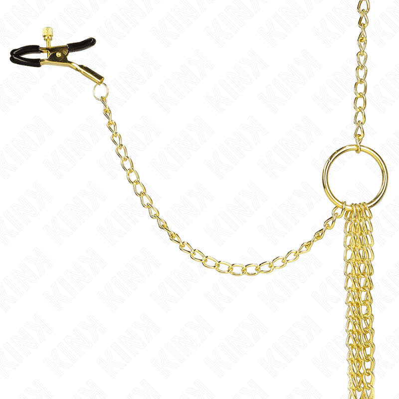 Kink - Pinças Mamilares 4 em Ouro Ajustáveis Kink - Pinças Mamilares 4 em Ouro Ajustáveis