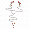 Kink Pinças Mamilo Triple Vermelho 30cm