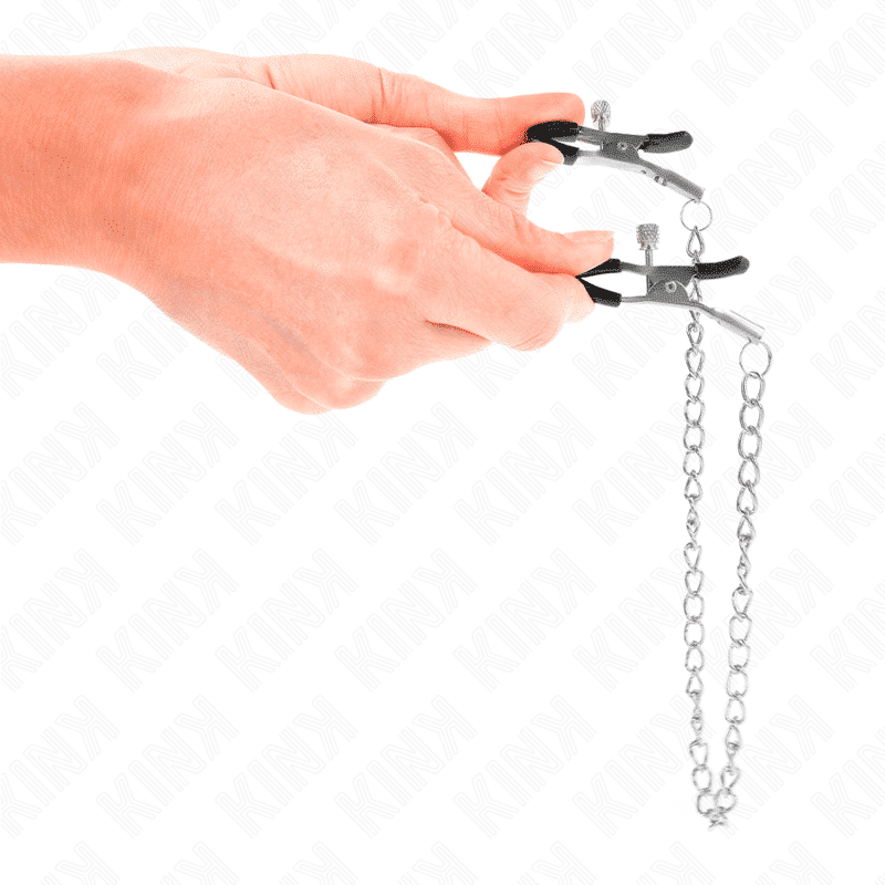 Kink Thin Chain Nipple Clamps 30cm Long Kink Thin Chain Nipple Clamps 30cm Long