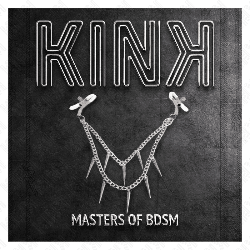 Kink Nipple Clamps with Spike Chain 30cm Kink Nipple Clamps with Spike Chain 30cm