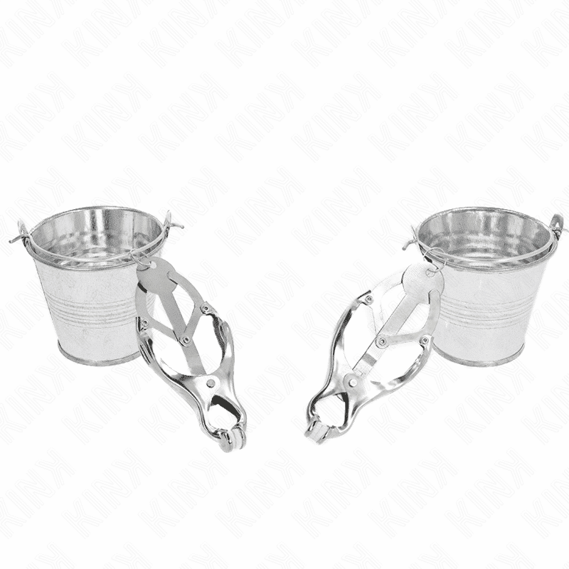 Kink Japanese Clover Nipple Clamps Silver Kink Japanese Clover Nipple Clamps Silver