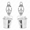 Kink Japanese Clover Nipple Clamps Silver