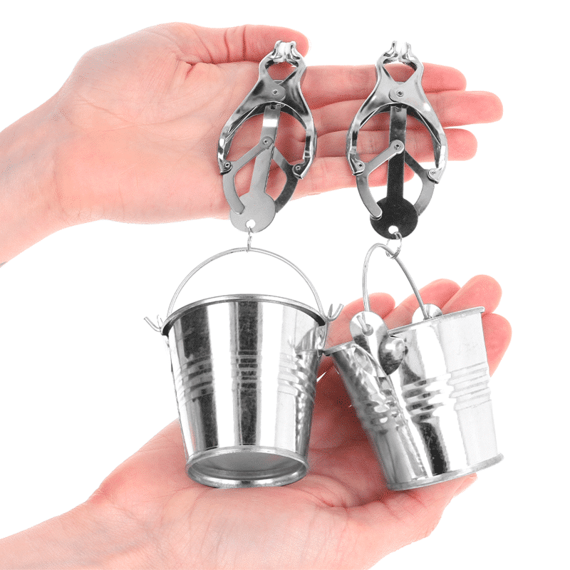 Kink Japanese Clover Nipple Clamps Silver Kink Japanese Clover Nipple Clamps Silver