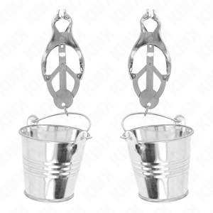 Kink Japanese Clover Nipple Clamps Silver