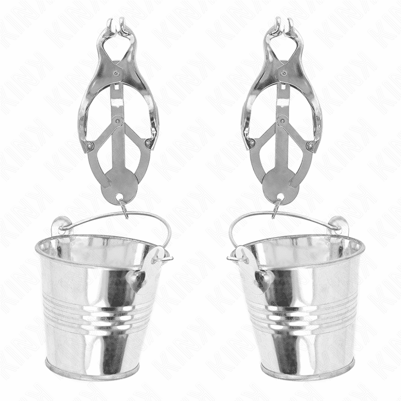 Kink Japanese Clover Nipple Clamps Silver