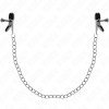 Kink Silver Nipple Clamp Chain 34cm