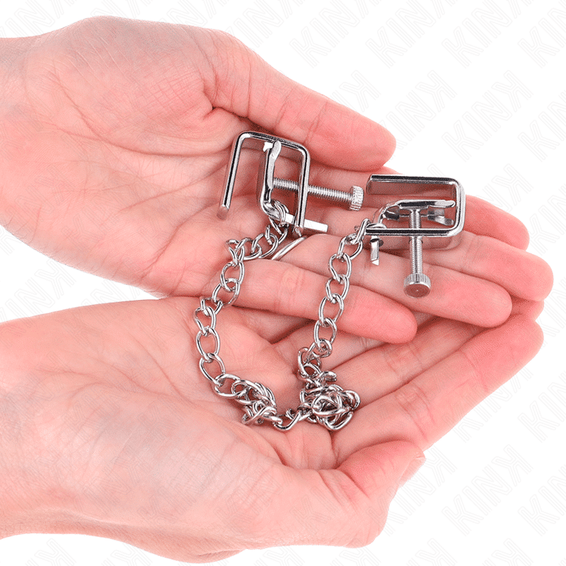 Kink - Pinças de Mamilo com Corrente 30cm Kink - Pinças de Mamilo com Corrente 30cm