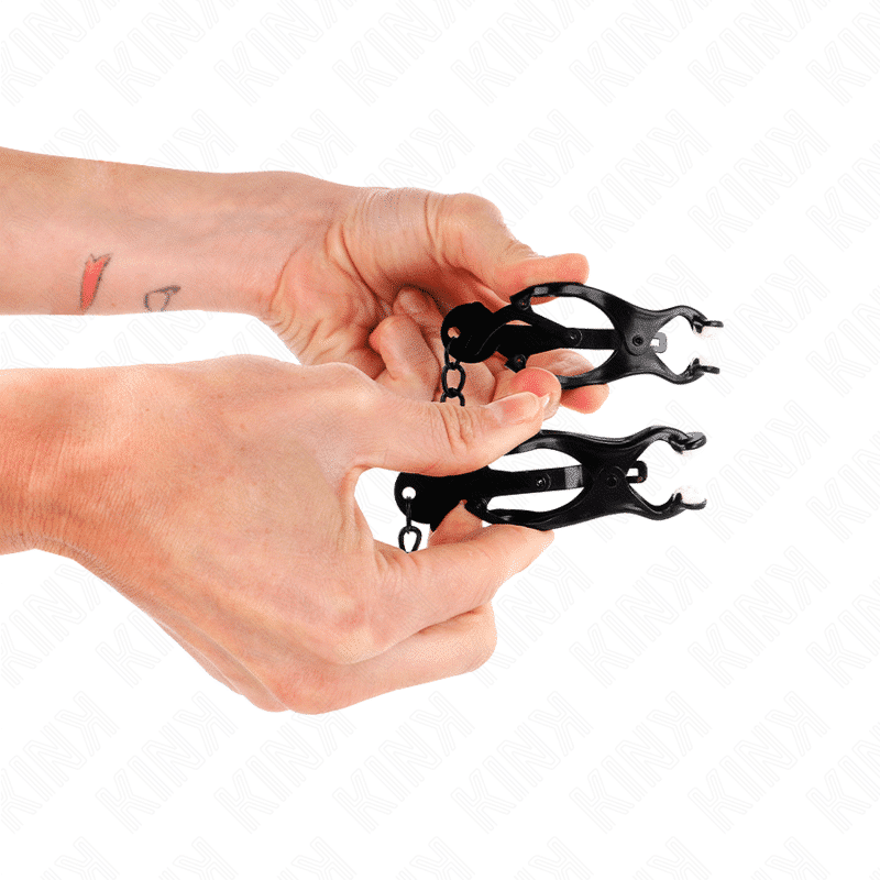Kink Pinças de Mamilo com Corrente Negra Kink Pinças de Mamilo com Corrente Negra