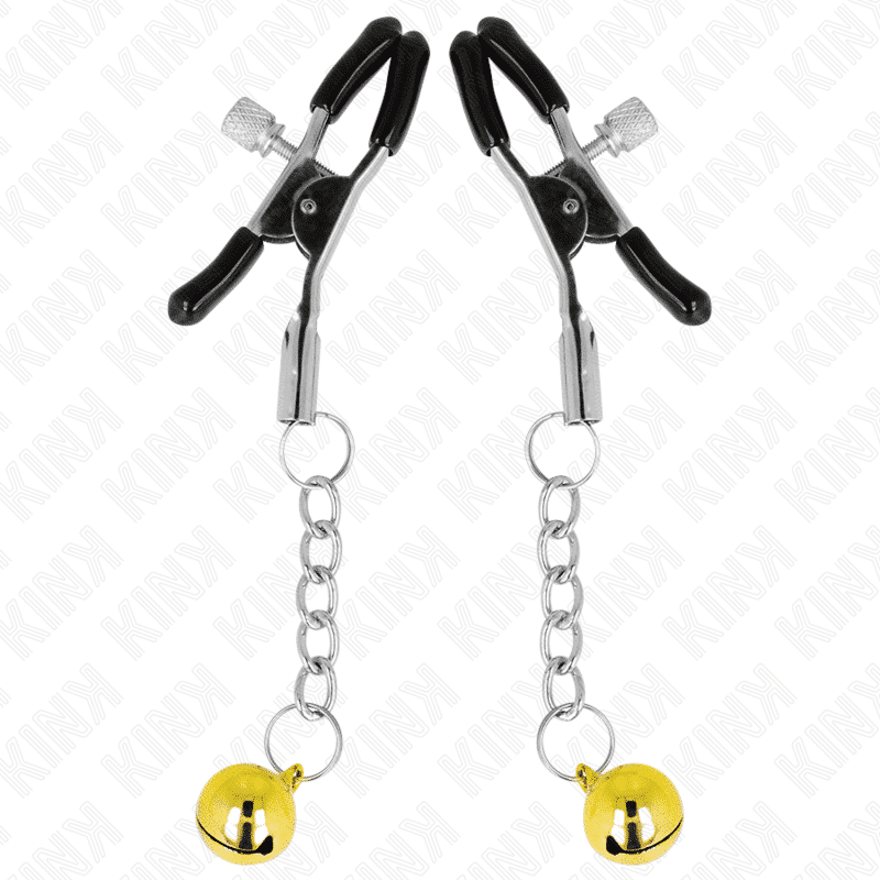 Kink - Pinças de Mamilo com Pingente Jingle Bell 6cm Kink - Pinças de Mamilo com Pingente Jingle Bell 6cm