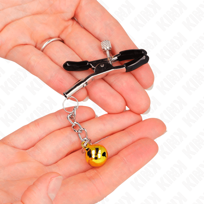 Kink - Pinças de Mamilo com Pingente Jingle Bell 6cm Kink - Pinças de Mamilo com Pingente Jingle Bell 6cm