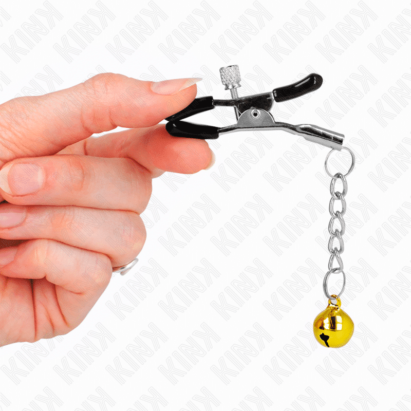 Kink - Pinças de Mamilo com Pingente Jingle Bell 6cm Kink - Pinças de Mamilo com Pingente Jingle Bell 6cm