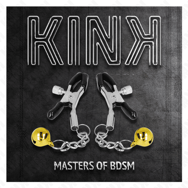 Kink - Pinças de Mamilo com Pingente Jingle Bell 6cm Kink - Pinças de Mamilo com Pingente Jingle Bell 6cm