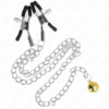 Kink Chain Nipple Clamps 30cm with Bell