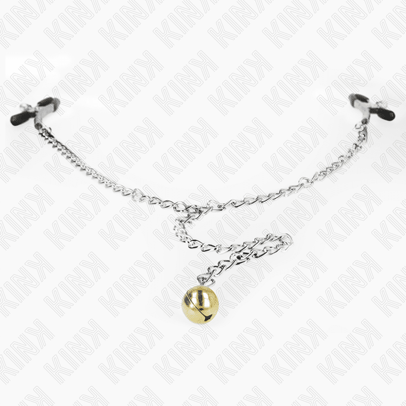 Kink Chain Nipple Clamps 30cm with Bell Kink Chain Nipple Clamps 30cm with Bell