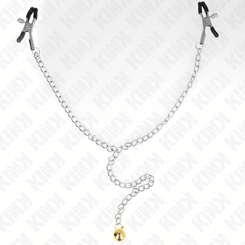 Kink Chain Nipple Clamps 30cm with Bell Kink Chain Nipple Clamps 30cm with Bell