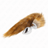 Kink Large Anal Plug with 40cm Synthetic Tail