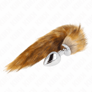 Kink Large Anal Plug with 40cm Synthetic Tail