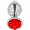 Kink Rose Red Anal Plug Small Size