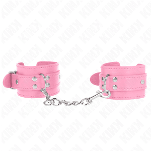 Kink Adjustable Pink Wrist Cuffs 5.5cm Wide