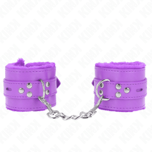 Kink Wrist Cuff with Square Hole Design Purple