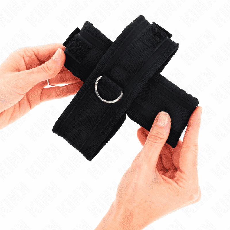 Kink Black Cross Cuff Restraints 34cm