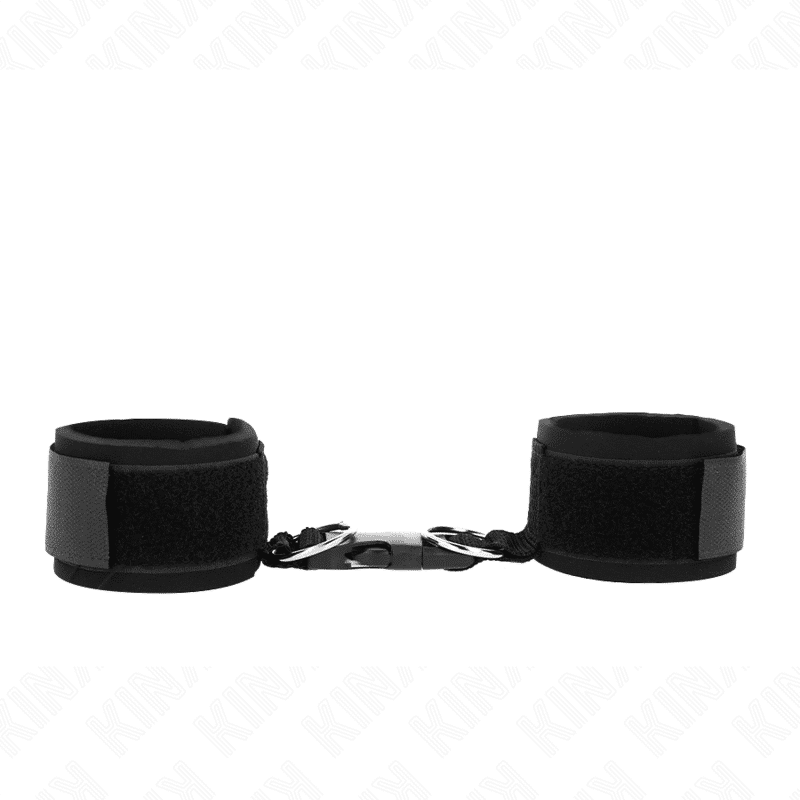 Kink Black Wrist Cuffs with Hook&Loop Kink Black Wrist Cuffs with Hook&Loop