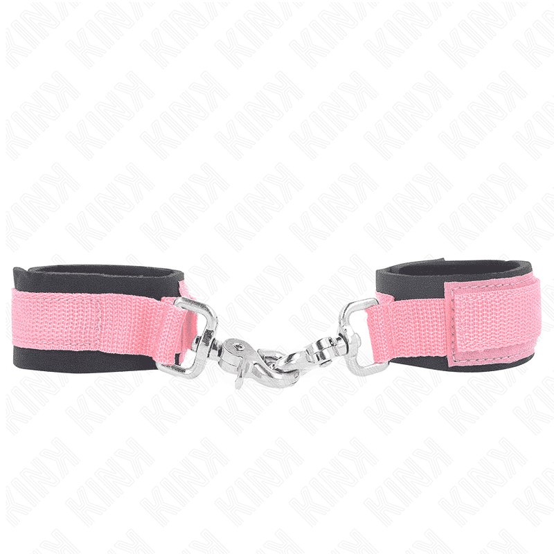 Kink Adjustable Wrist Cuffs 22-34cm Pink