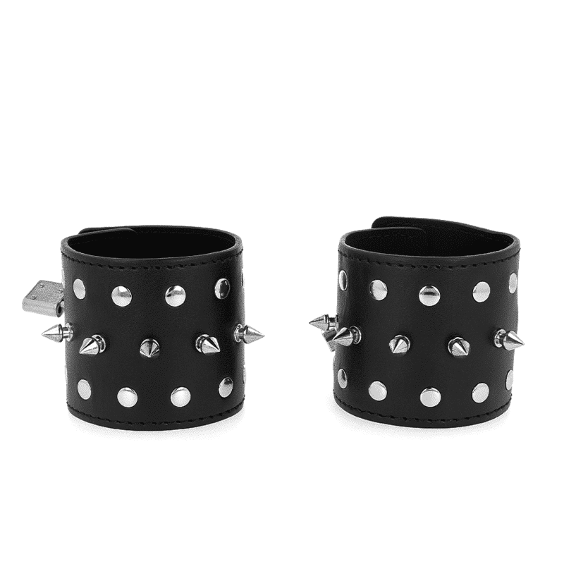 Kink Spiked Wrist Cuffs 25x6cm Kink Spiked Wrist Cuffs 25x6cm