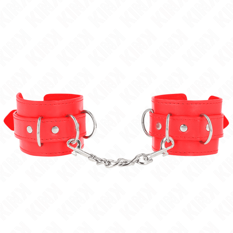 Kink Red Adjustable Wrist Cuffs